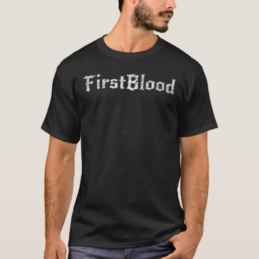 FirstBlood logo tee shirt